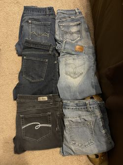 Bundle of Jeans Size 7/8 Skinny Jeans (12 Jeans)