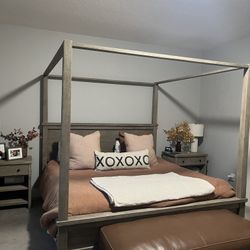 Pottery Barn Bedroom King Bed Set