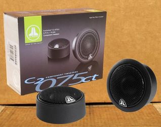 JL Audio C2 Car Speakers Set 3/4" Silk Dome Tweeters 125 Watts C2-075CT 🚨 Payment Options Available 🚨 No Credit Needed 🚨 