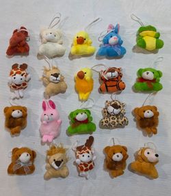 Mini Animal Plush Keychain