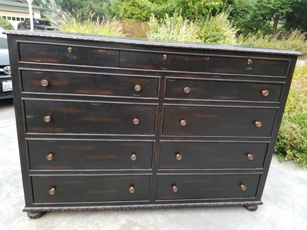Restoration Hardware French Empire 11 Drawer Dresser for Sale in