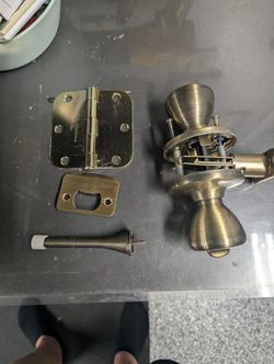 Door Knobs, Door Stops, Hinges, Stile Plates