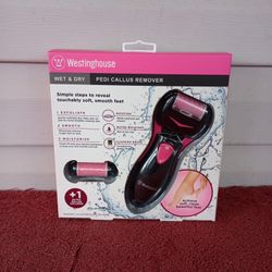 Westinghouse Wet & Dry Pedi Callus Remover Extra Roller Included