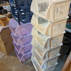 Classic Open Stacking Bins (3 Styles)