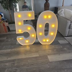 3 Ft Tall Marquee Letters 50 Light Up 