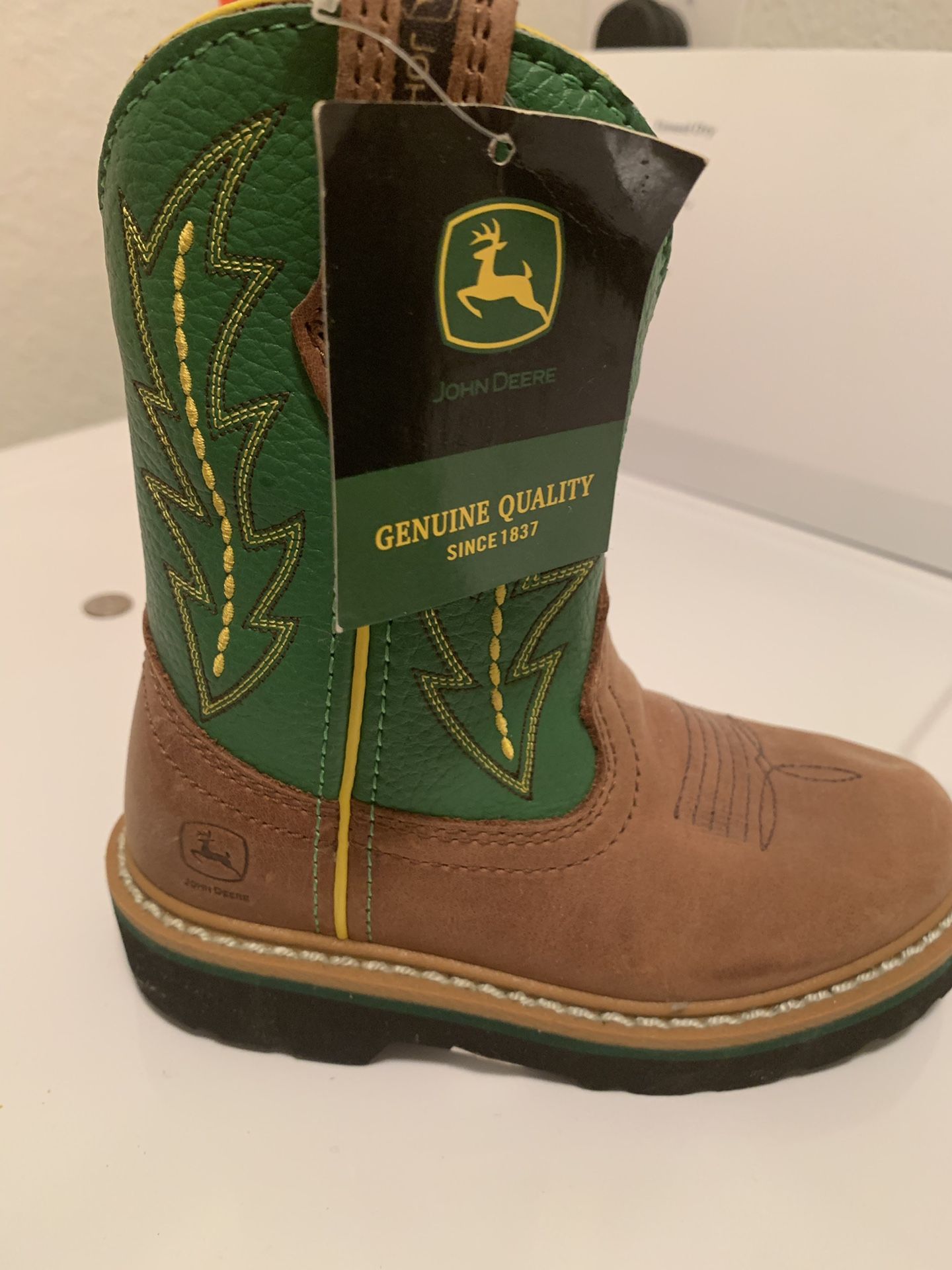 John Deere boys boots