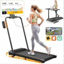 HiFast Incline Walking Pad Treadmill w/ App