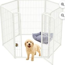Brand New Inbox 40 In Tall 6Panel Heavy Metal Pet Playpen