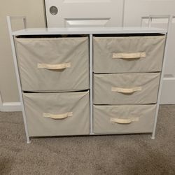 White Beige Dresser