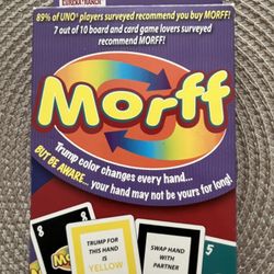 Morff Card Game – Fast-Paced Family Card Game with Changing Trump Color