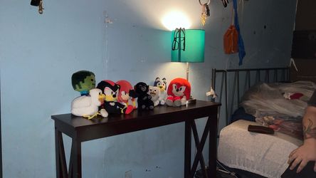 Sonic and Mixed Character Plush Toy Lot