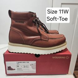 Wolverine Soft Toe Work Boots Size 11