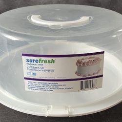 Surefresh Cake Container With Lid