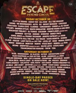 2 Day Escape Wristband Festival Ticket