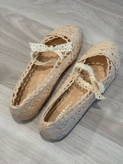 Lace flat size 38.5