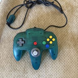 Nintendo 64 Ice Blue Controller 