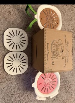 Drain & Organize Fruit-Shaped Draining Trays Set of 2