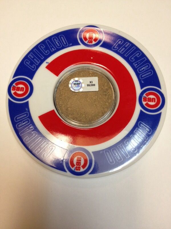 Chicago Cubs GAME USED Wrigley Field Infield Dirt w/COA