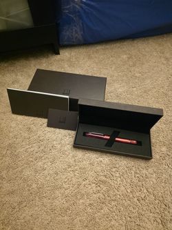 Dunhill Red Resin Ballpoint Pen