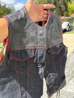 Espinoza riding vest women’s med/large can’t remember lined with Pendleton