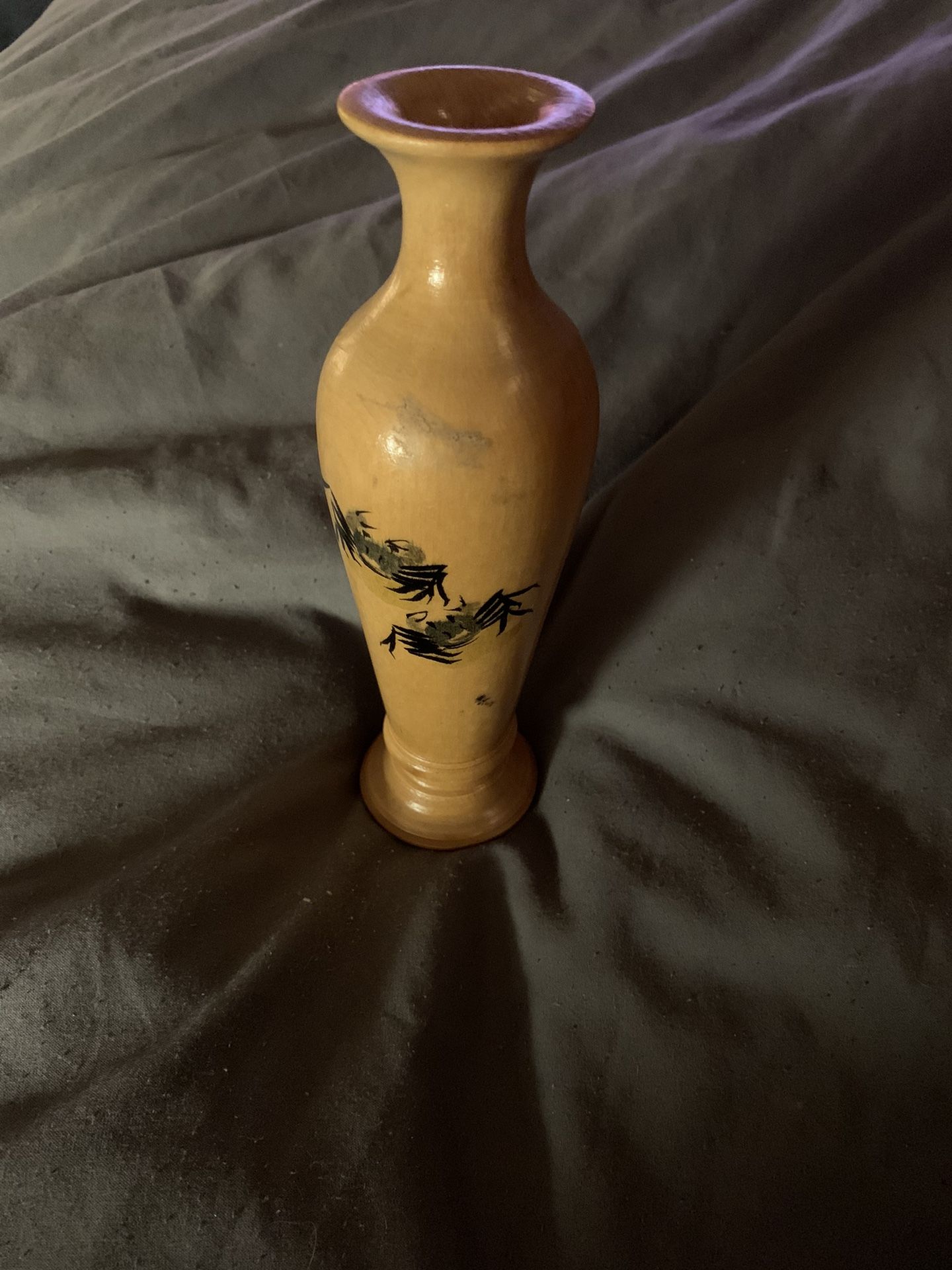 Wooden Vase