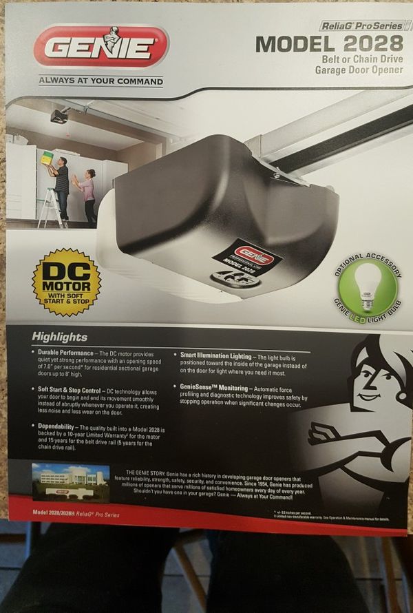 New Genie Garage Door Opener Installed For Sale In Bradenton Fl Offerup