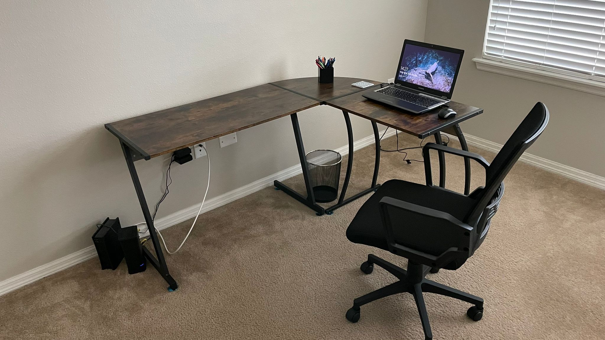 office table with chair