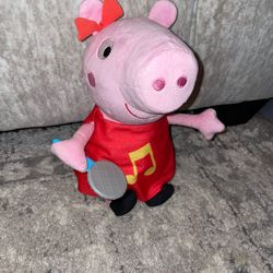 Peppa pig plush with sound/music