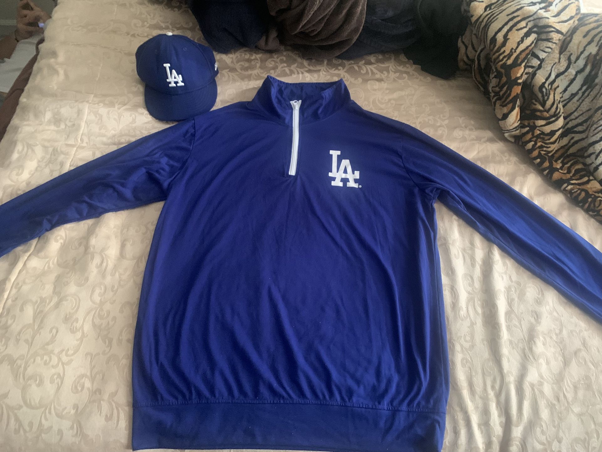 Dodgers Cap And MLB Los Angeles Dodgers Quarter Zip