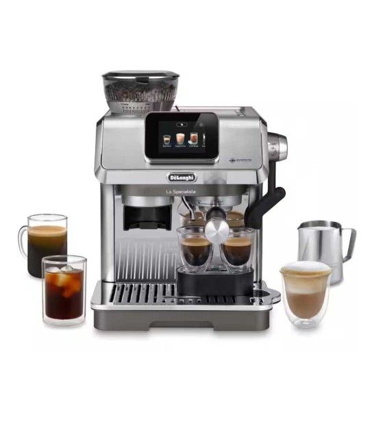 De'Longhi - La Specialista Touch Espresso Machine with Cold Brew & Automatic Frothing - Stainless Steel