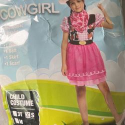 Cowboy Costume Size 5-6yrs.