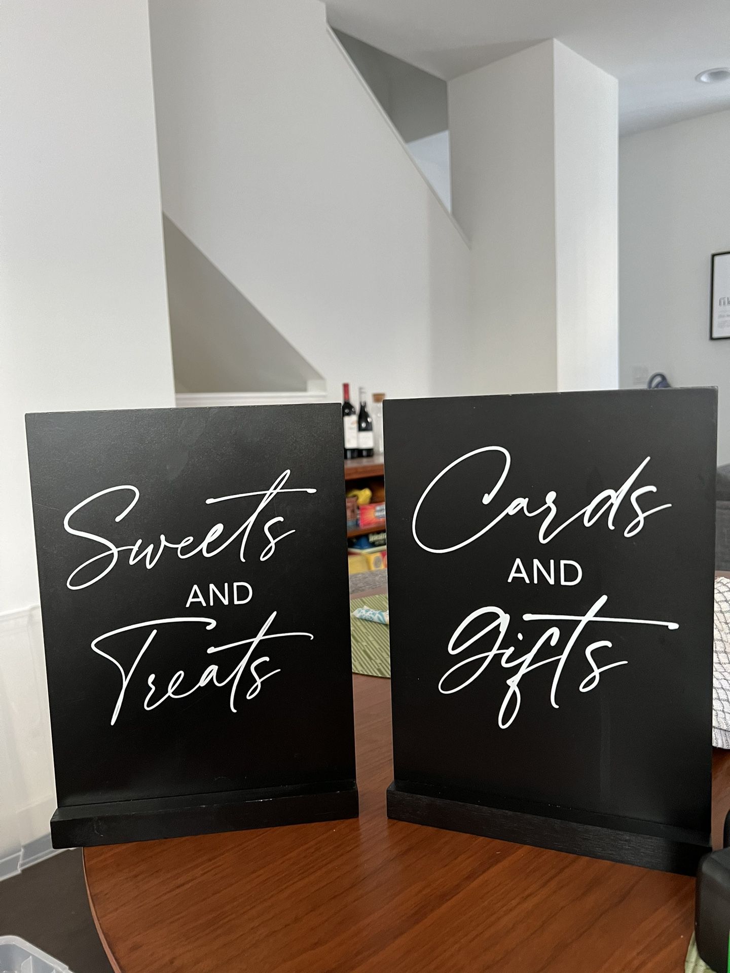Wedding Sign: Sweets / Treats + Cards/Gifts