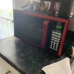 Red Microwave 