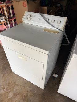 Whirlpool dryer heavy duty, no gas electric only