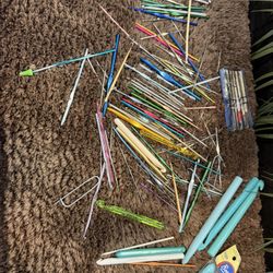 Humongous Lot Of Crochet Hooks