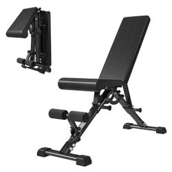 Mikolo Adjustable Weight Bench with 800LBS Weight Capacity, Adjustable Strength Training Bench for Full Body Workout