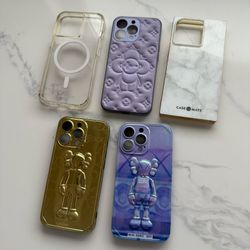 Lot of 5 Iphone 13 Pro Cases (Mixed New and Used)