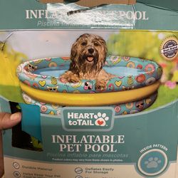 New Inflatable Pet Pool 