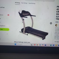 PROFORM ADVANCED CROSSWALK SPACESAVER 525X TREADMILL