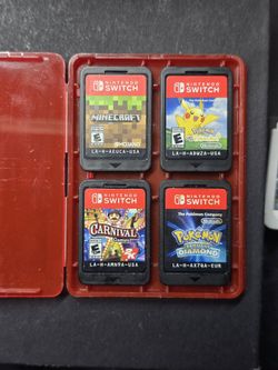 Nintendo Switch Video Games Minecraft Pokémon Diamond Pikachu Carnival 