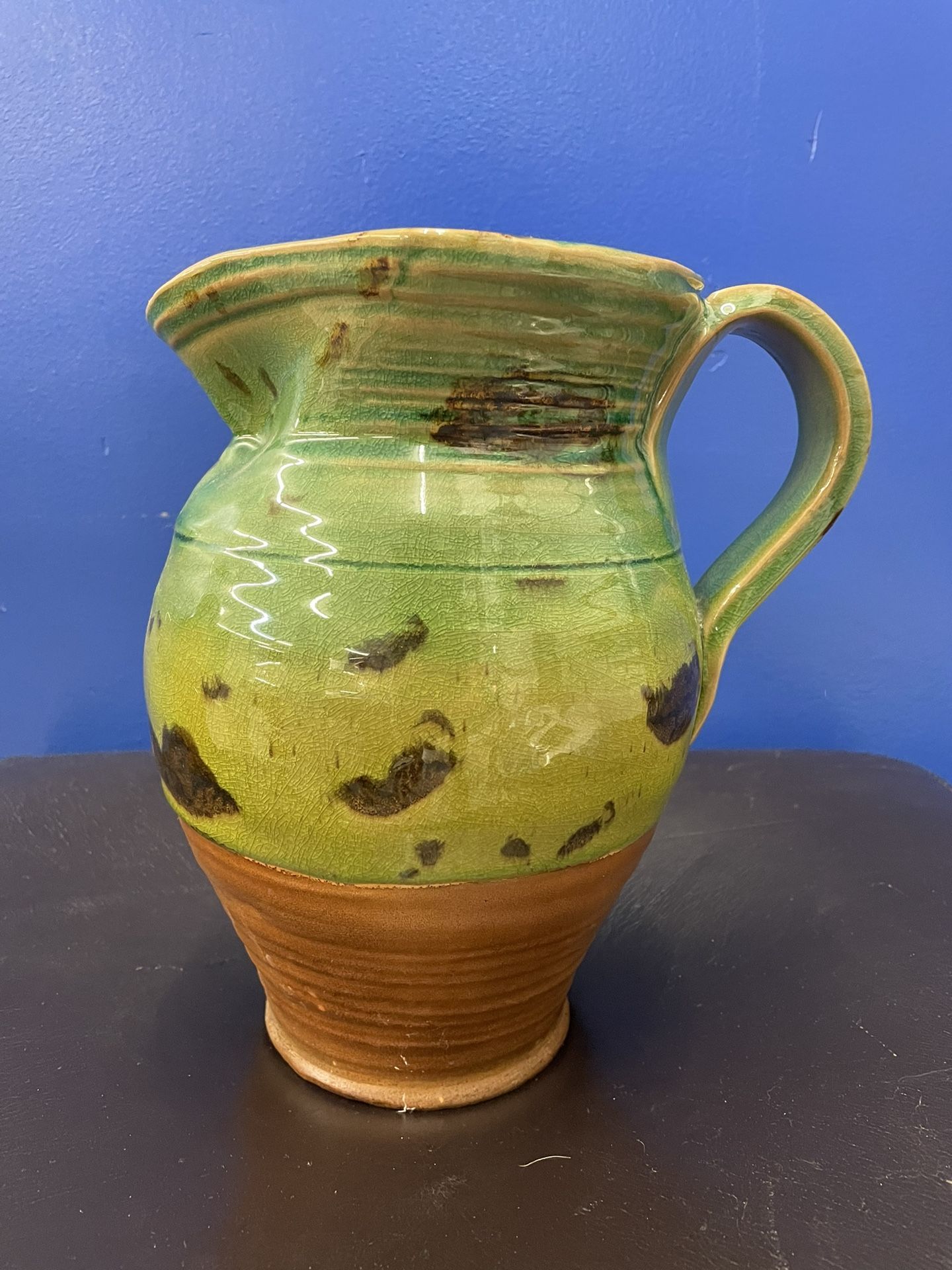Handmade Artisan Stoneware farmhouse Water Pitcher