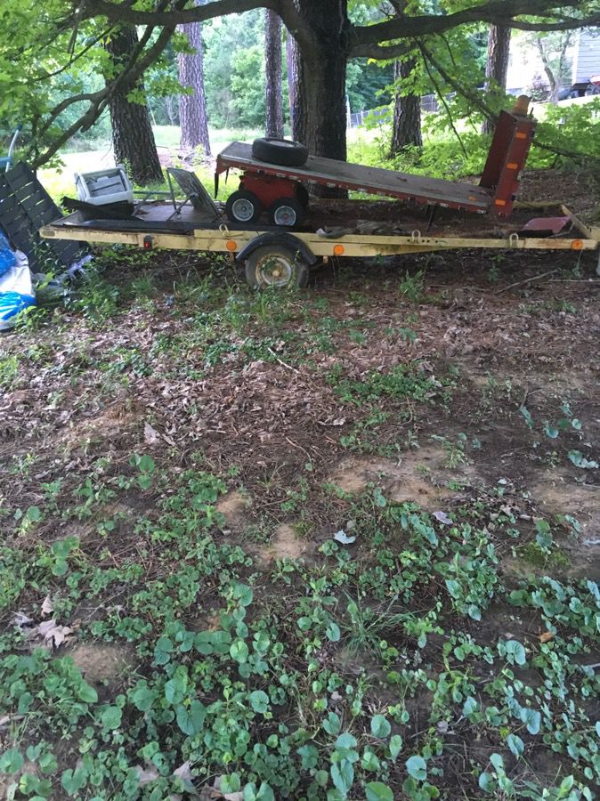 14x4ft trailer. Haul 4 wheelers, hay or anything else. Husband passed need to sell. Load is not included