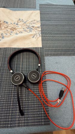 Jabra Evolve 40 Wired Stereo Headset - $10