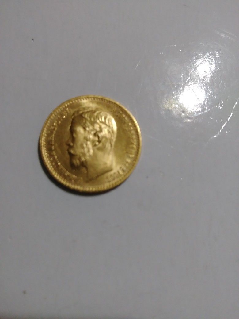 1902 Russia NGC Gold Coin 5 Roubles