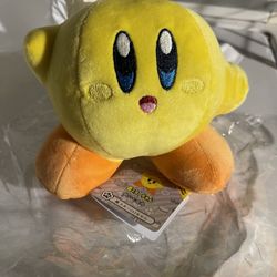 Yellow Kirby 5.5" Plush Toy Switch Game and the Forgotten Land Super Smash Doll