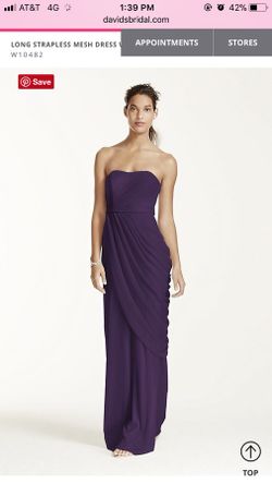 Bridesmaid dress: david bridal