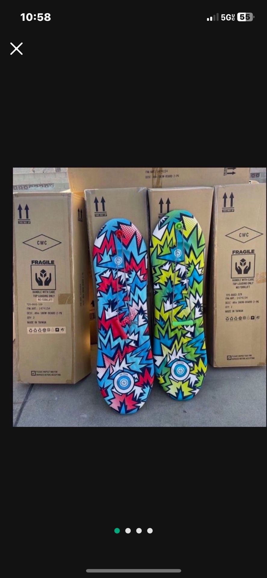 Sno-Storm 48in Snowboard Sled