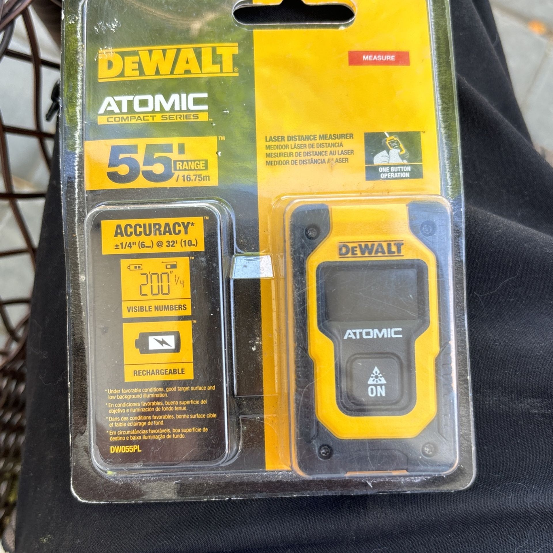 Dewalt Automático Láser Distance Measured
