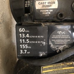 Husky 60lb Air Compressor 