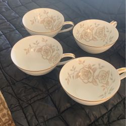 Four Beautiful Noritake Teacups